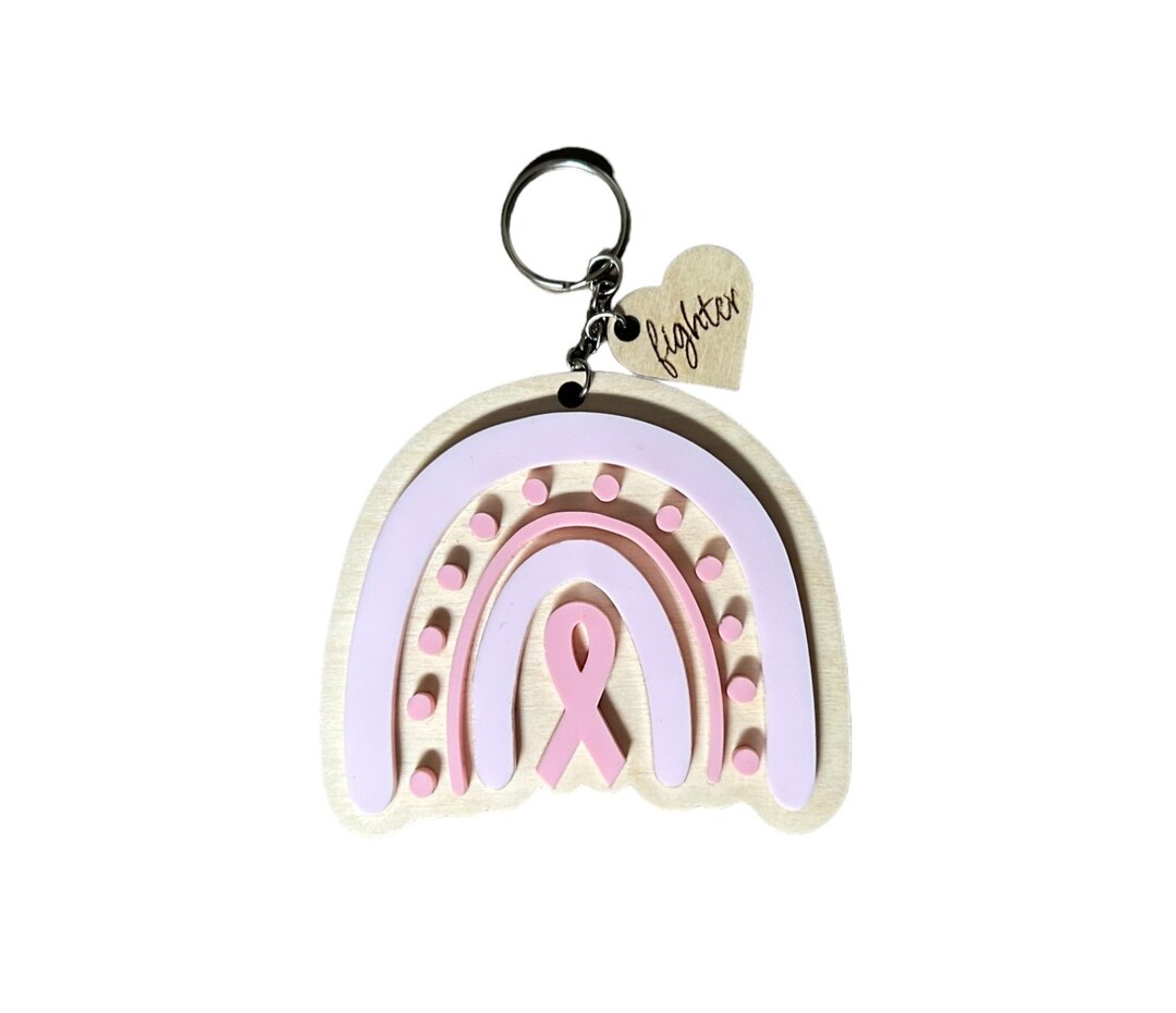 Handmade Pink Ribbon Ornament Breast Cancer Awareness